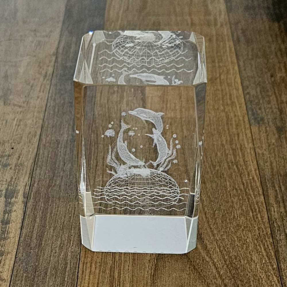 Crystal Glass Paperweight